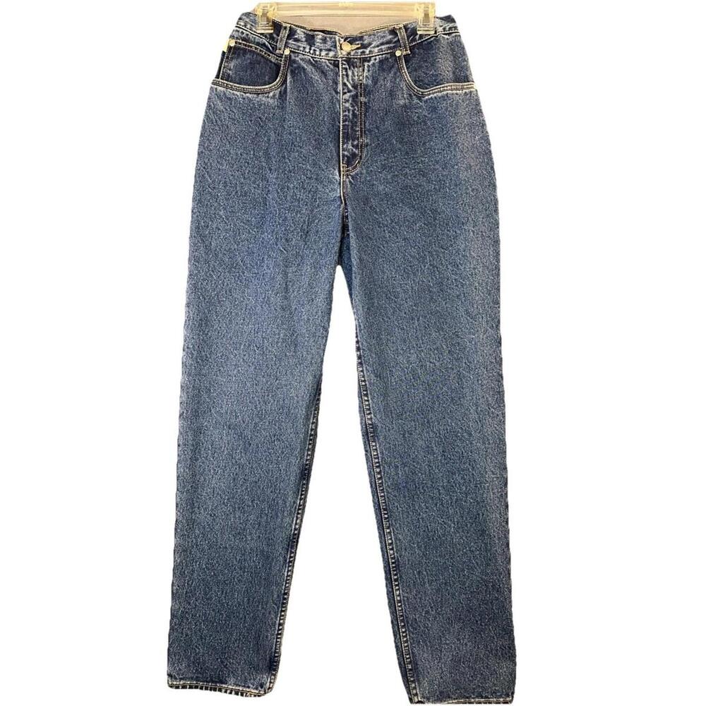 NOS Green Label  VTG 80s Lawman Western Denim Jeans Hong Kong 100% Cotton Sz 11